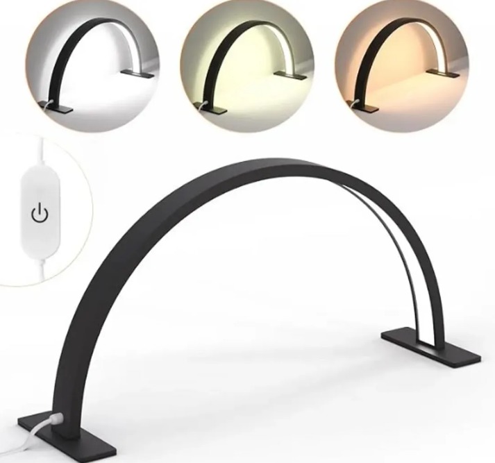 LAMPARA MEDIA LUNA LED